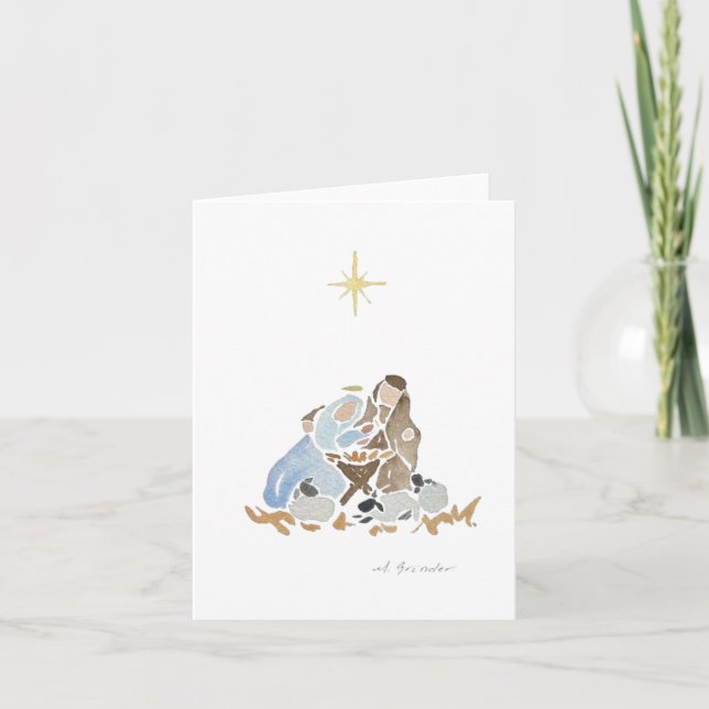 "Das Bestste Geschenk" Weihnachtskarte Dankeskarte (Vorderseite)