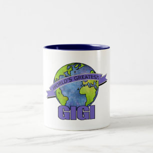 Das bestste Gigi der Welt Zweifarbige Tasse