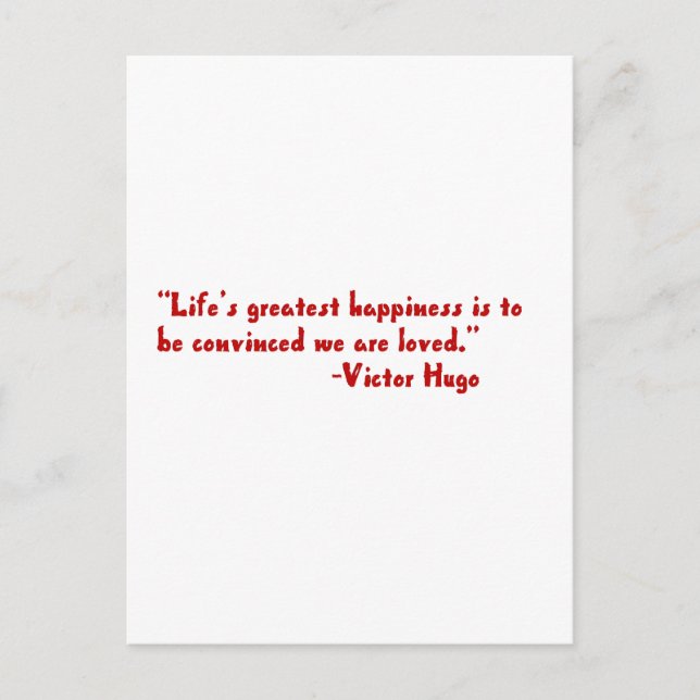 Das bestste Glück des Lebens Postkarte (Vorderseite)