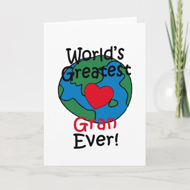 Das Bestste Gran Herz der Welt Karte (Vorderseite)