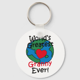 Das Bestste Granny Herz der Welt Schlüsselanhänger