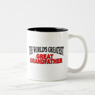 Das bestste große der Welt - Großvater Zweifarbige Tasse