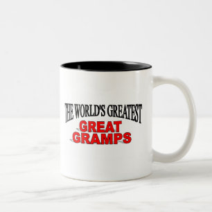 Das bestste große Gramps der Welt Zweifarbige Tasse