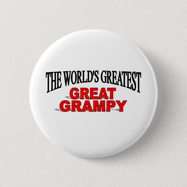 Das bestste große Grampy der Welt Button (Vorderseite)