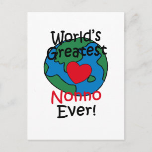 Das Bestste Herz der Welt Postkarte
