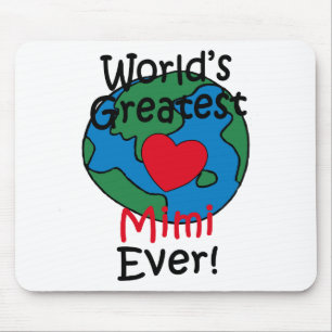 Das bestste Herz Mimi der Welt Mousepad