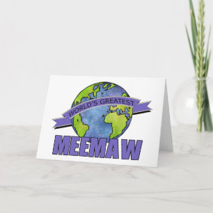 Das bestste MeeMaw der Welt Karte