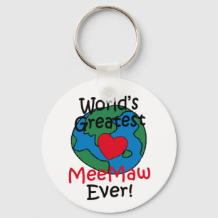 Das Bestste MeeMaw-Herz der Welt Schlüsselanhänger
