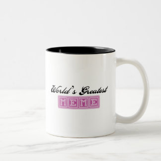 Das bestste Meme der Welt Zweifarbige Tasse