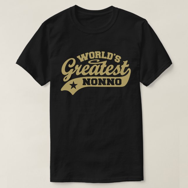 Das Bestste Nonno der Welt T-Shirt (Design vorne)