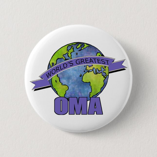 Das bestste Oma der Welt Button (Vorderseite)
