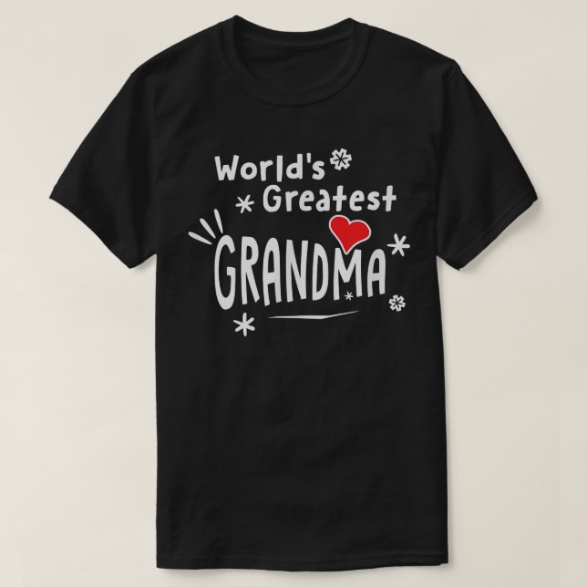 Das Bestste Oma der Welt  T-Shirt (Design vorne)