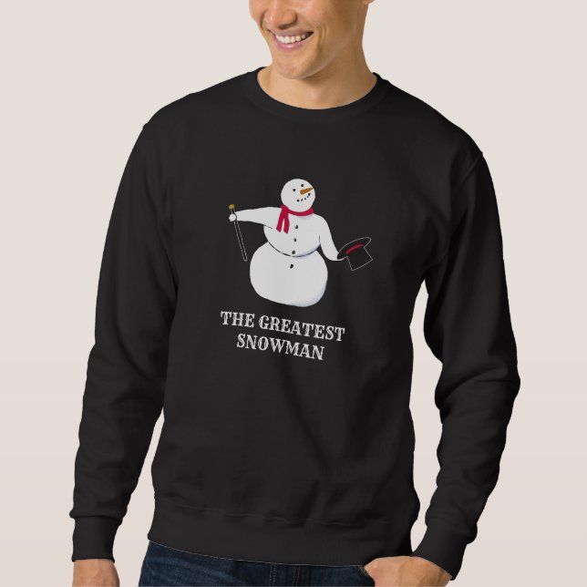 Das Bestste Snowman Sweatshirt (Vorderseite)