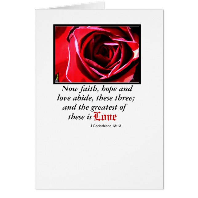 Das bestste von diesen ist Liebe (Vorne)