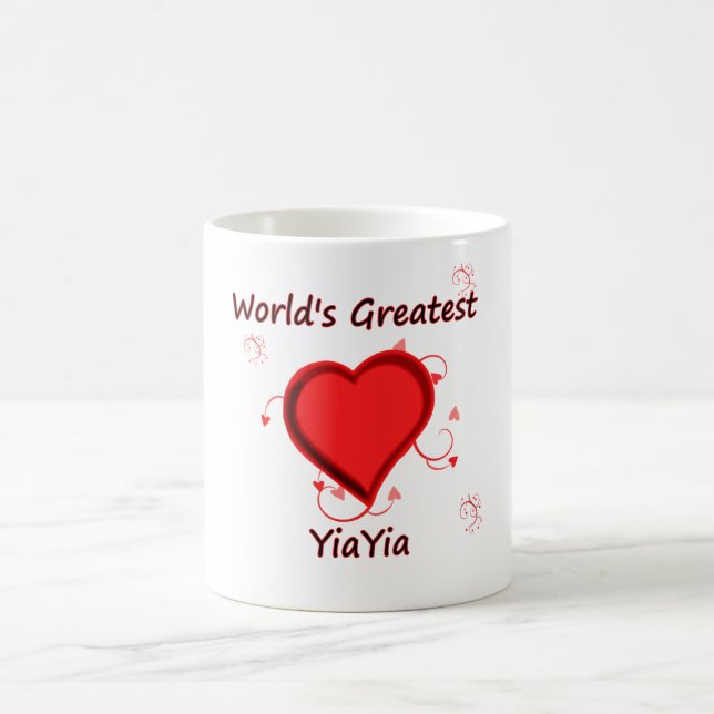 Das bestste yiayia der Welt Tasse (Mittel)