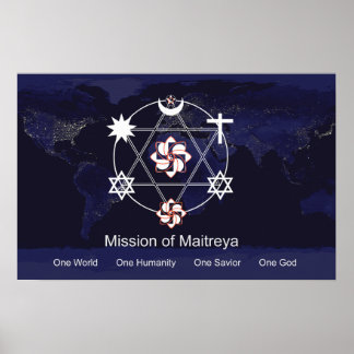 Das Bestste Zeichen über der Erde Poster