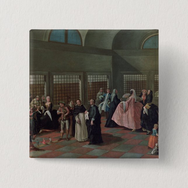 Das Besuchswohnzimmer im Kloster Button (Vorderseite)