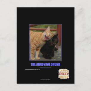 Das Betrunkene Postkarte