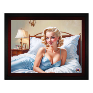 Das Bett ist genau richtig AI-Konzeptkunst von Xze Fotodruck