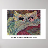 Das Bett von Henri de Toulouse-Lautrec