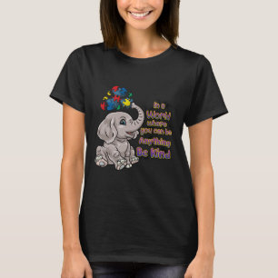 Das Bewusstsein für Autismus ist ein gütiger Elefa T-Shirt