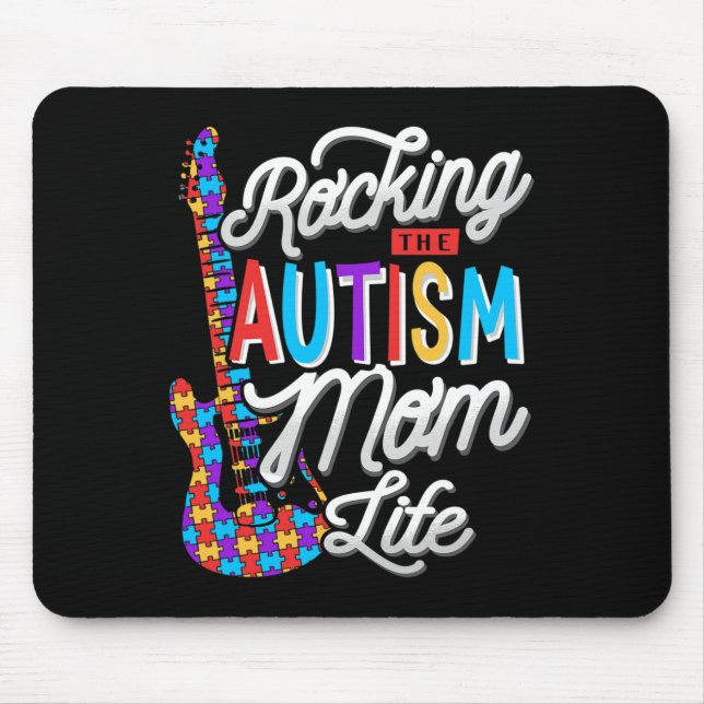 Das Bewusstsein für Autismus-Mama Mousepad (Vorne)