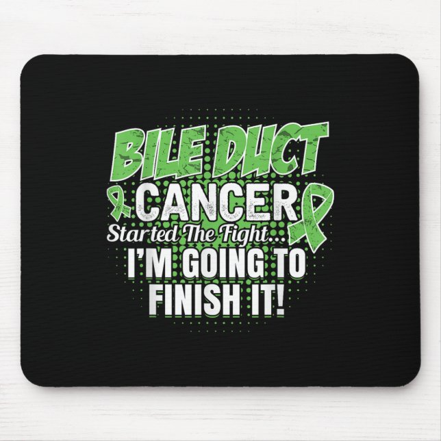 Das Bewusstsein für Bile Duct Cancer wird diesen K Mousepad (Vorne)