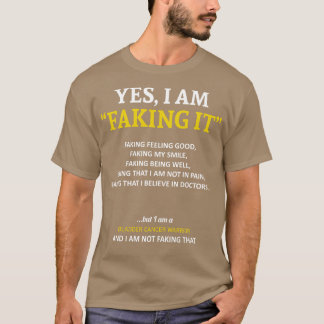 Das Bewusstsein für den Blasenkrebs, das ich in di T-Shirt