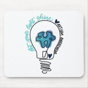 Das Bewusstsein für den leichten Rheinautismus gel Mousepad