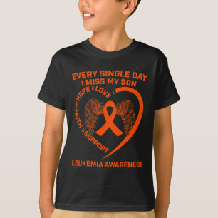 Das Bewusstsein für die Leukämie des Herzens in de T-Shirt