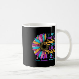 Das Bewusstsein für die Suizidprävention, das ich Kaffeetasse