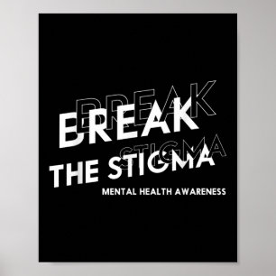 Das Bewusstsein für psychische Gesundheit im Stigm Poster