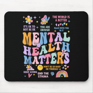 Das Bewusstsein für psychische Gesundheit ist für Mousepad