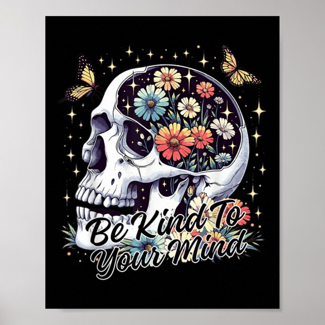 Das Bewusstsein für psychische Gesundheit ist für  Poster (Vorne)