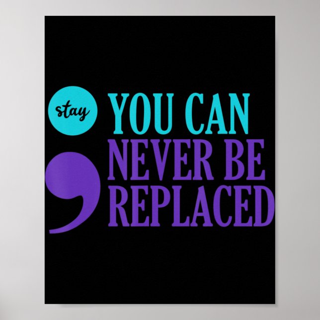 Das Bewusstsein für Suzidprävention darf niemals e Poster (Vorne)