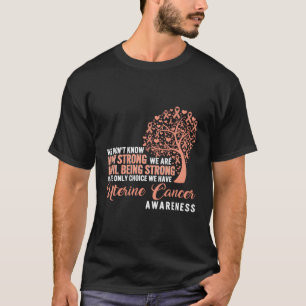Das Bewusstsein für Uteruskrebs ist das einzige T-Shirt