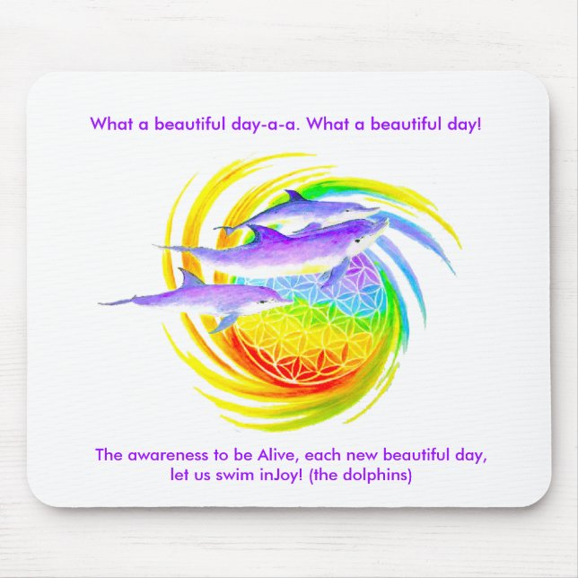 Das Bewusstsein zum zu sein… Mousepad (Vorne)