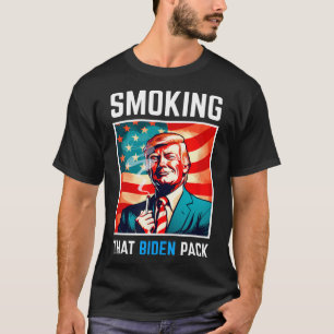 Das Biden Pack rauchen - Trump 2024 T-Shirt
