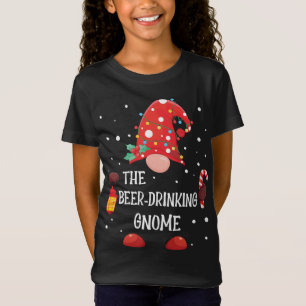 Das Bier Drink Gnome Matching Familie Weihnachten T-Shirt