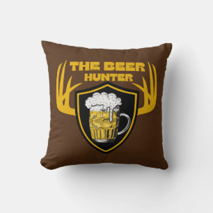 Das Bier-HUNTER-Preisgeschenk für Bierliebhaber Kissen