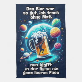 Das Bier im Kopf Geschirrtuch