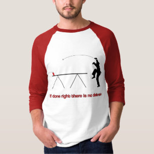 Das Bier Pong Kran-Shirt ohne Spitzentext T-Shirt