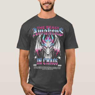 Das Biest erwacht im Chaos – Dragon Streetwear T-Shirt