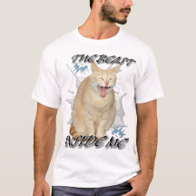 Das Biest in mir lustiges Meme-Katzen-Shirt