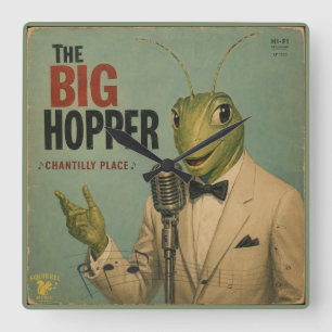 Das Big Hopper-Album: eine Parodie Quadratische Wanduhr