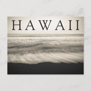 Das Big Island Beach Hawaii   Happy Birthday Postkarte