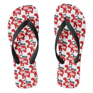 DAS BIG PUM PUI Ō Fat in Thai Language Flip Flops