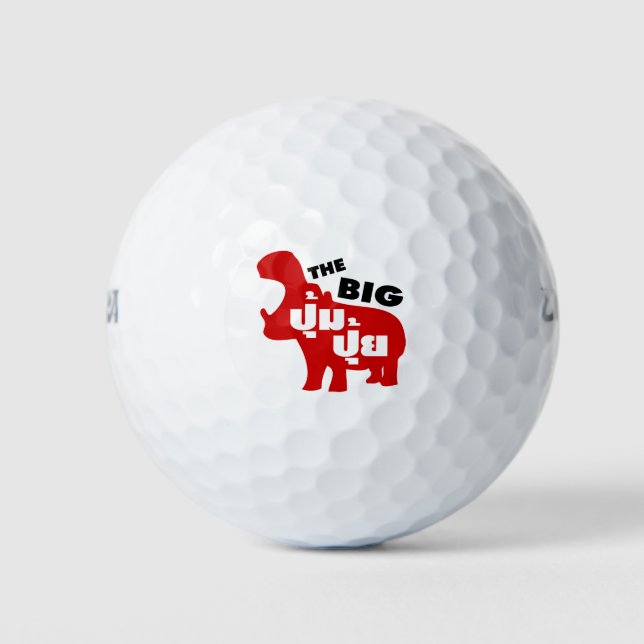 DAS BIG PUM PUI Ō Fat in Thai Language Golfball (Vorderseite)