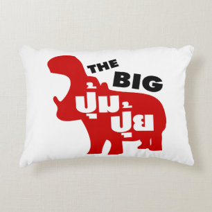 DAS BIG PUM PUI Ō Fat in Thai Language Zierkissen