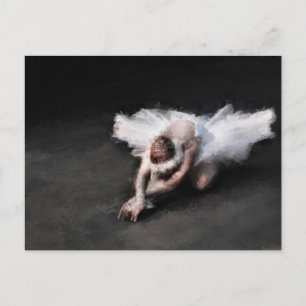 Das Bild der Ballerina Postkarte